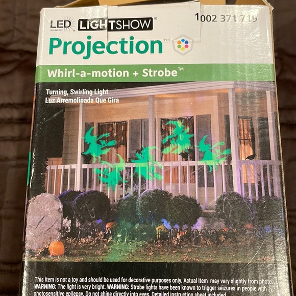 Brand new in box Projection light show, Halloween turning swirling light - Picture 3 of 6